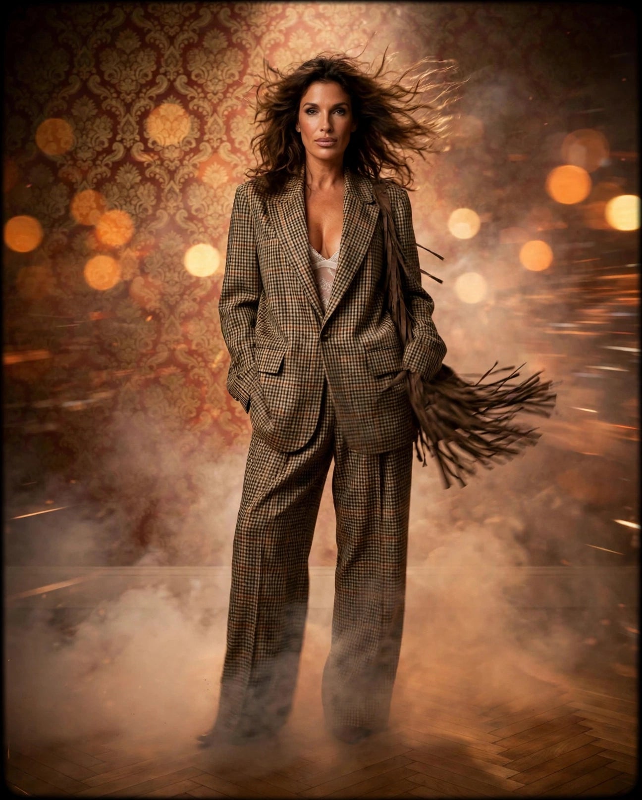 ANYE BYE -OVER BLAZER TWEED