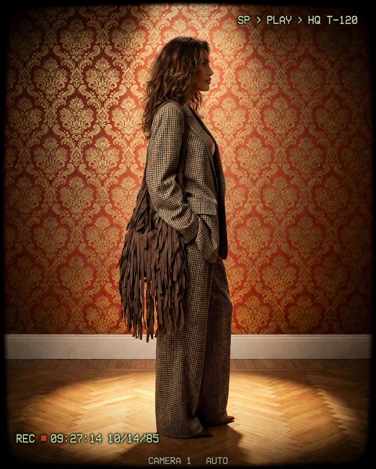 ANYE BYE -OVER BLAZER TWEED