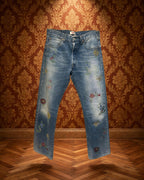 5PROGRESS - JEANS LEVIS VINTAGE FLOWER BOUQUET