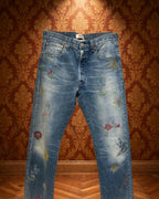 5PROGRESS - JEANS LEVIS VINTAGE FLOWER BOUQUET