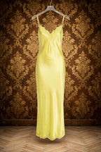 Slip dress Claudia in Viscosa con Pizzo PINK MEMORIES