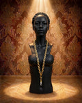 Collana con corno smaltato