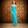 Slip dress Claudia in Viscosa con Pizzo PINK MEMORIES