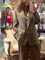 ANYE BYE -OVER BLAZER TWEED